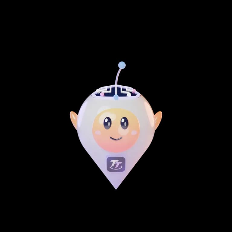 Torqy, the TorqueTrail mascot, cheering.
